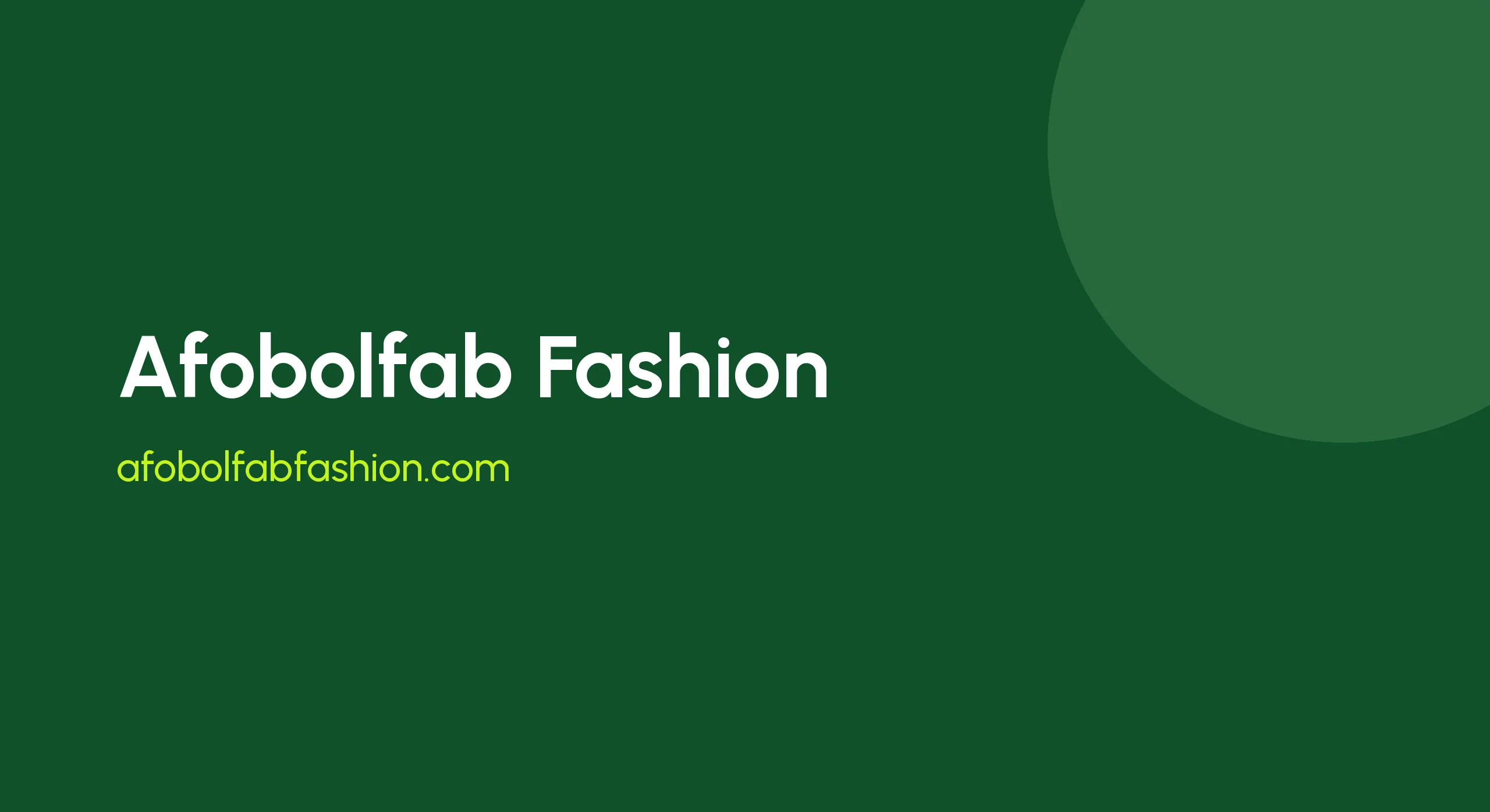 Afobolfab Fashion WordPress website designed and built by Zentro Sites