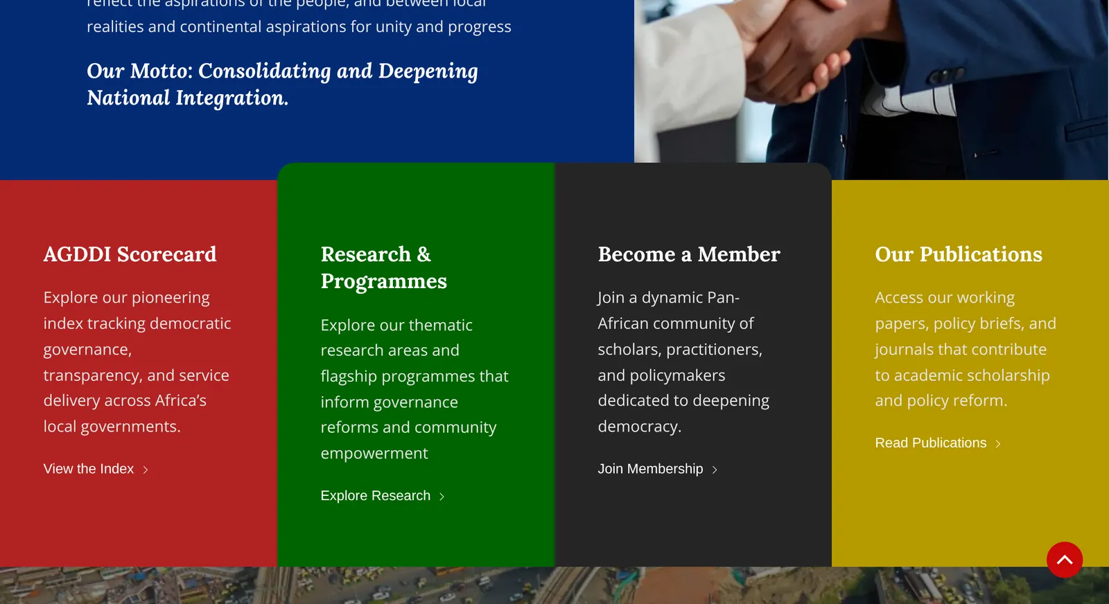 AIGDDS Institute website: programmes and publications