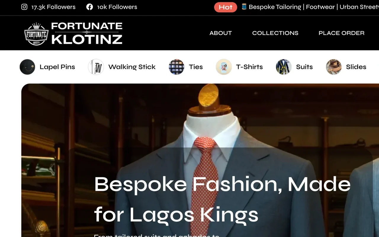 Fortunate Klotinz: hero and navigation