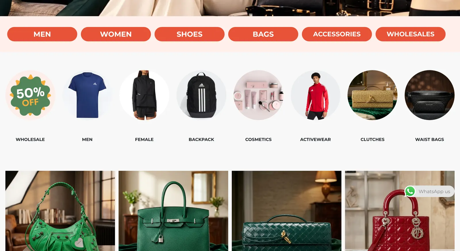 MountainTop Luxury website: new arrivals